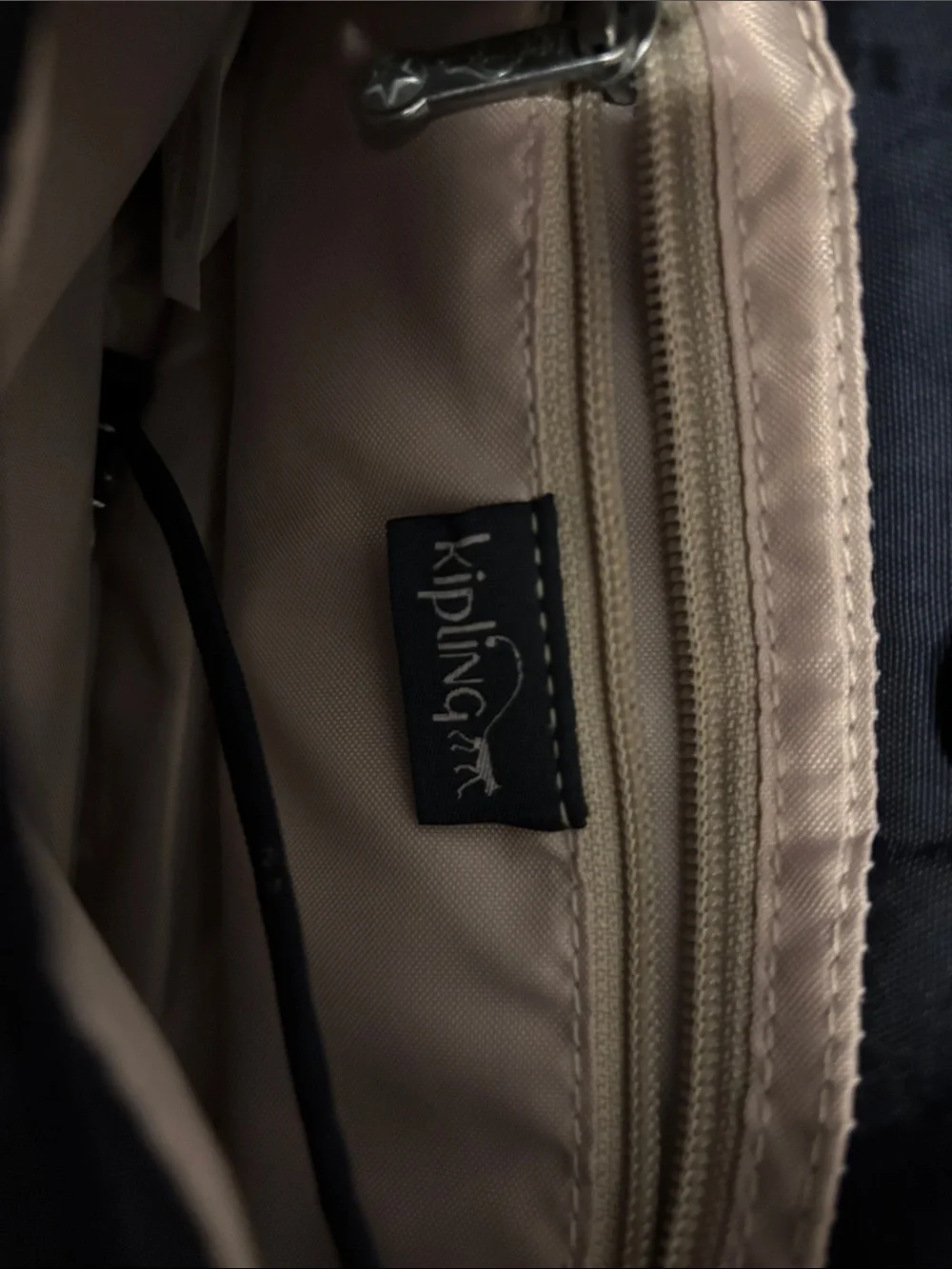 Kipling Navy Blue Compact Crossbody Messenger Bag